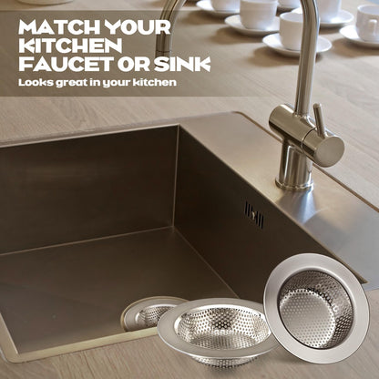 2 Pcs Kitchen Sink Drain Strainer 4.4 Inch (2 Count)