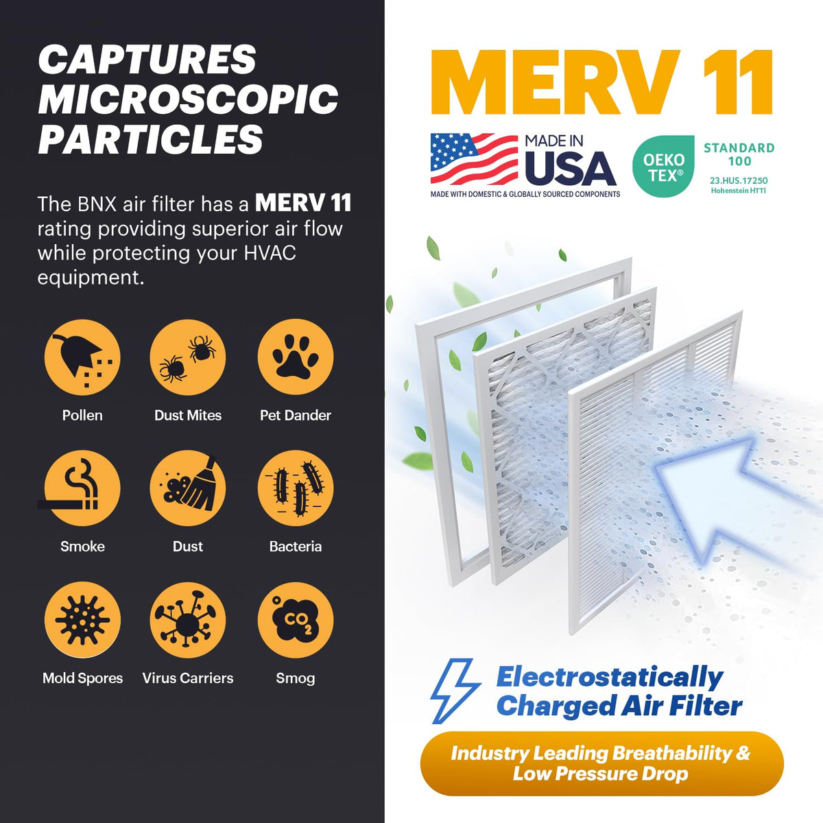 TruFilter 18x24x1 Air Filter MERV 11 (4 Count)