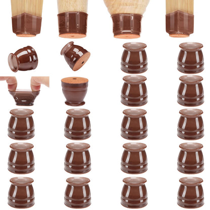 16 Pack Chair Leg Floor Protectors for Hardwood Floors (16 Count)