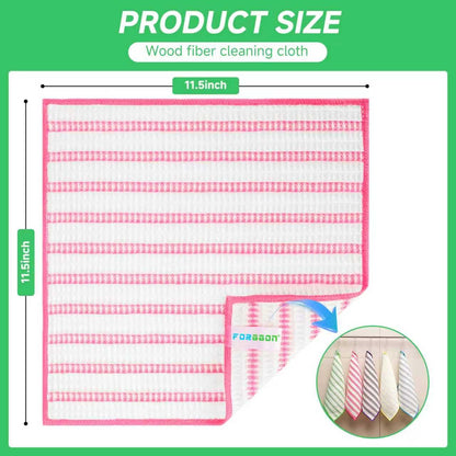 Wood Fiber Cleaning Cloth (15 Count)