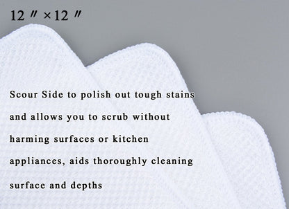 Dish Cloths for Washing Dishes with Scrub Side (9 Count)