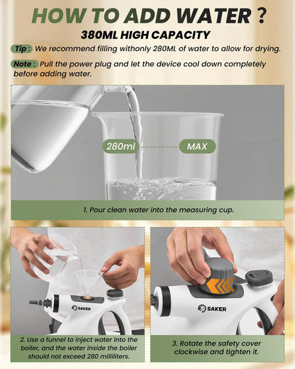 Handheld Steam Cleaner Upgraded