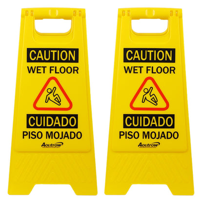 Caution Wet Floor Sign (2 Count)