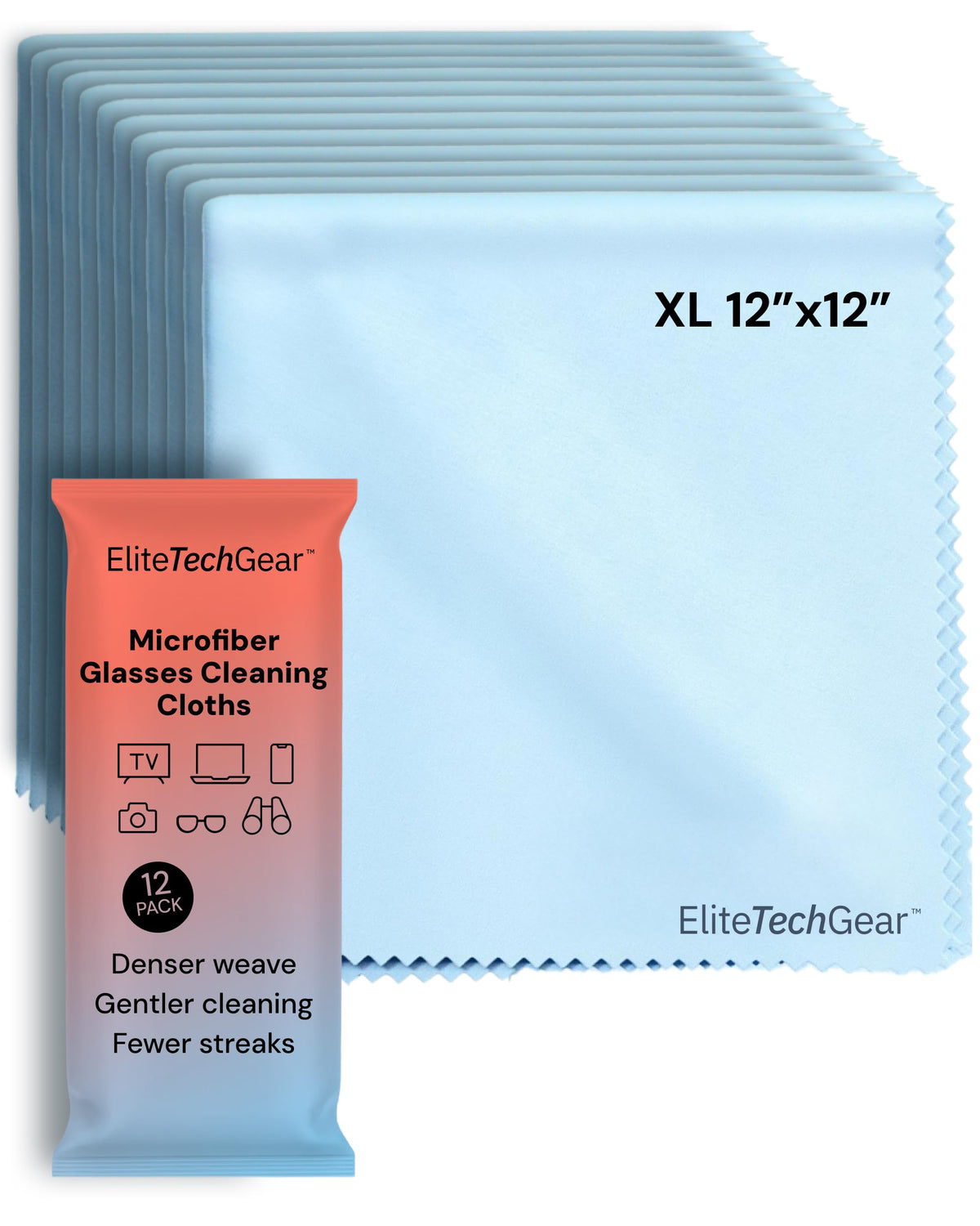 Microfiber Cleaning Cloth (12 Count)