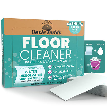 Floor Cleaner for Mopping (60 Count)
