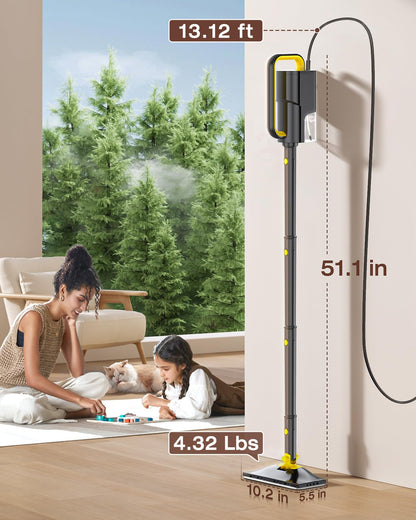10-in-1 Steam Mop, Detachable Handheld Steam Cleaner for Multi-Surface