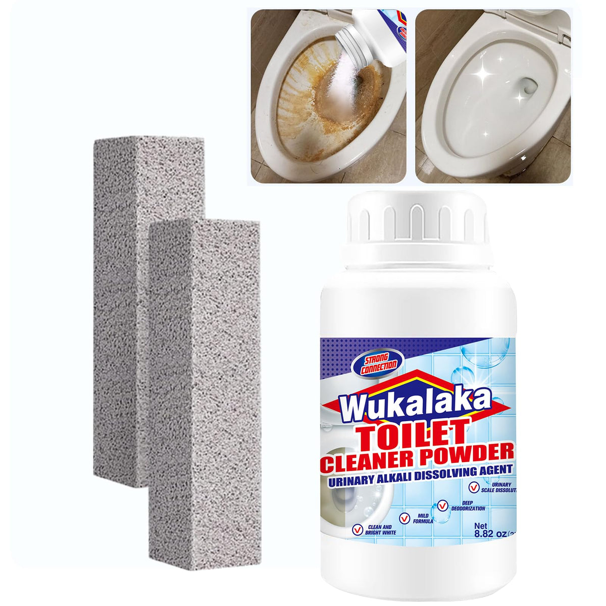 Pumice Stone for Toilet Cleaning Bowl Stick