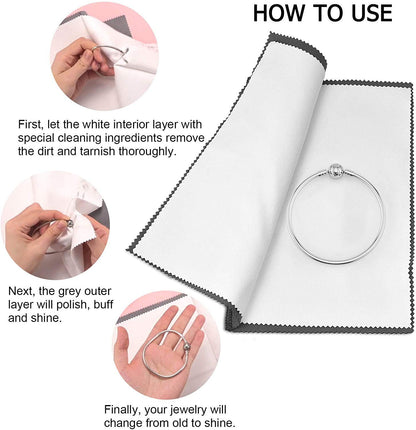 Silver Polishing Cloth (4 Count)