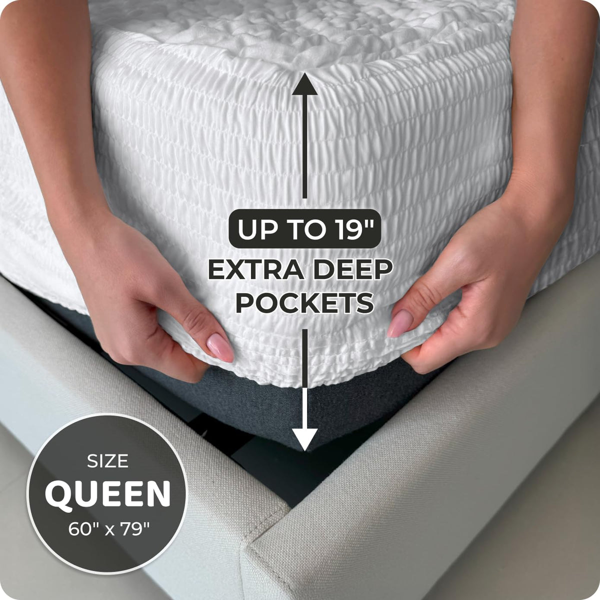 PAULATO BY GA.I.CO Queen Waterproof Mattress Protector