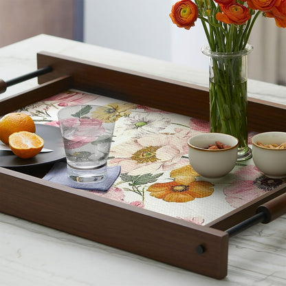 Floral Shelf Liner Pink Cabinet Liner for Shelves 15.7In x 16.4FT
