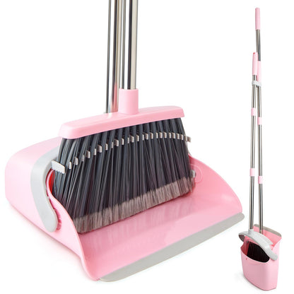 Broom and Dustpan Combo Set