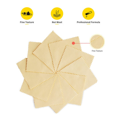100pcs Premium Jewelry Cleaning Cloth (100 Count)