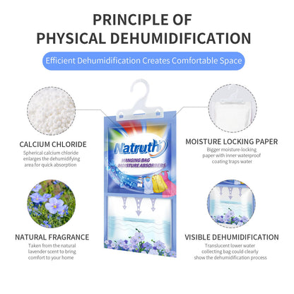 12 PACK Moisture Absorber Bags With Fresh Linen