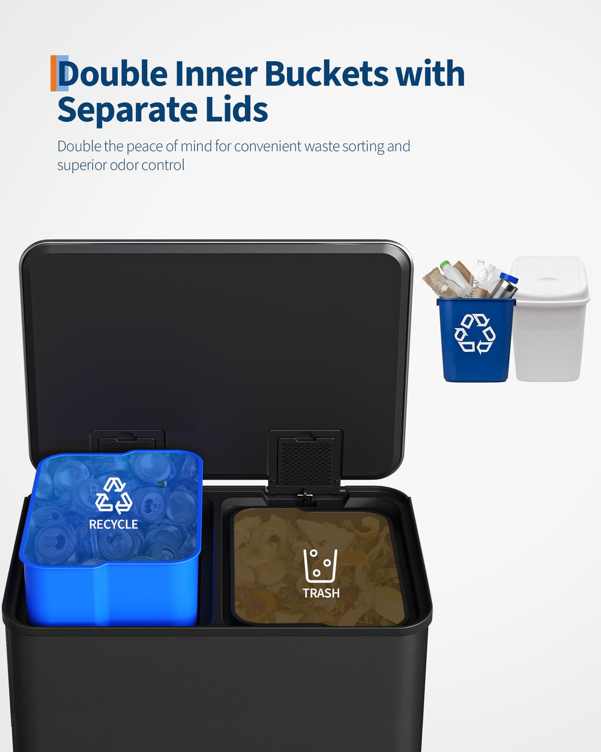 60 L 16 gal Kitchen Trash Can