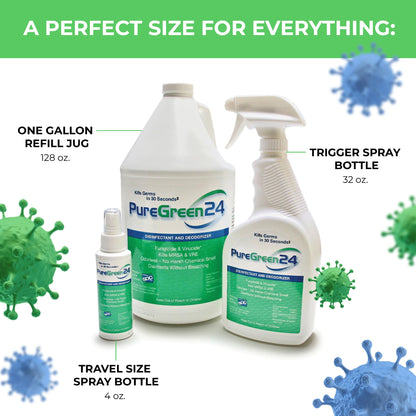 Safe & Effective Disinfectant. Kills Deadly Germs including RSV COVID (4 Fl Oz)
