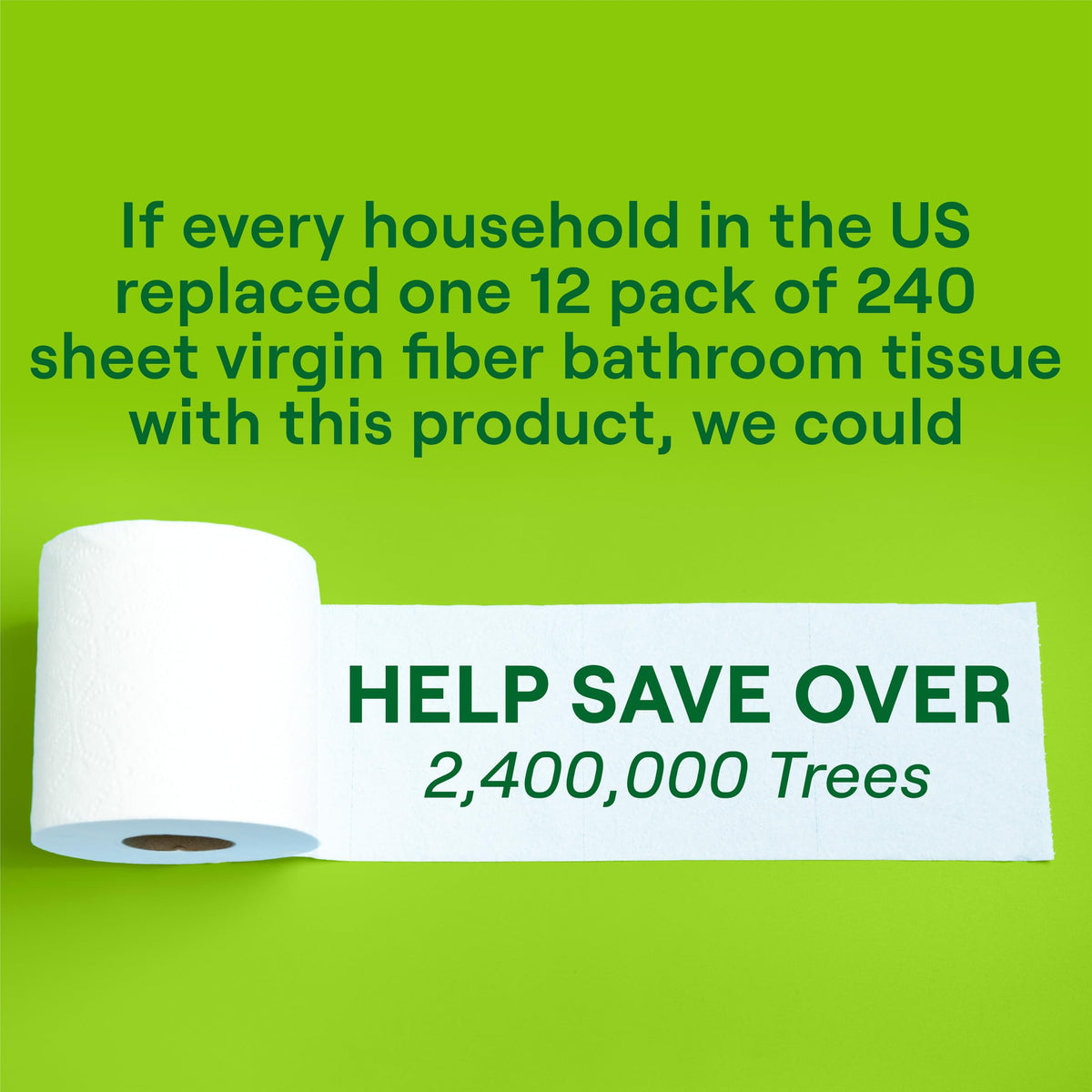 Toilet Paper 100% Recycled 2 (48 Count)