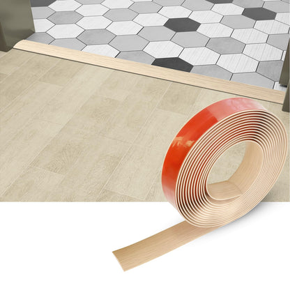 Floor Transition Strip & Self Adhesive Floor Vinyl Floor Edge Trim Laminate Floor Gap Covering Joining Strip (236 Foot)
