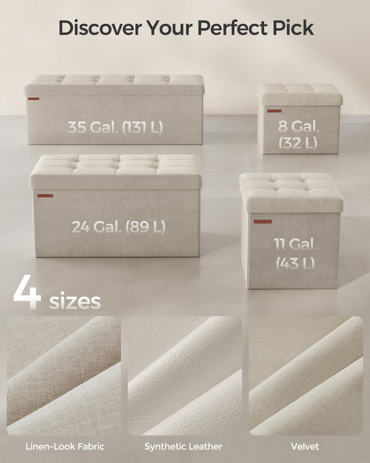 Small Storage Ottoman