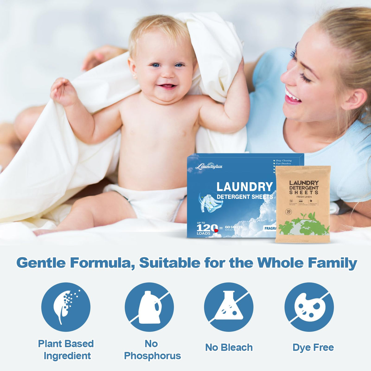 Laundry Detergent Sheet (60 Count)