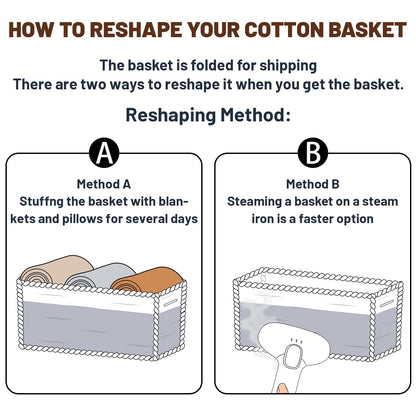 Small Organizing Baskets for Cubes Shelf (3 Count)