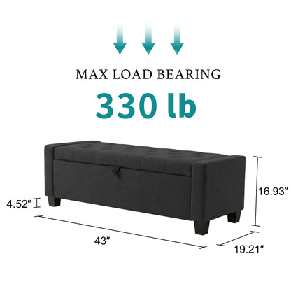 43" Ottoman with Storage