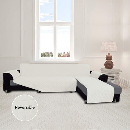 Reversible L Shape Sectional Couch Cover