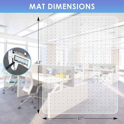 Office Chair Mat for Carpeted Floors