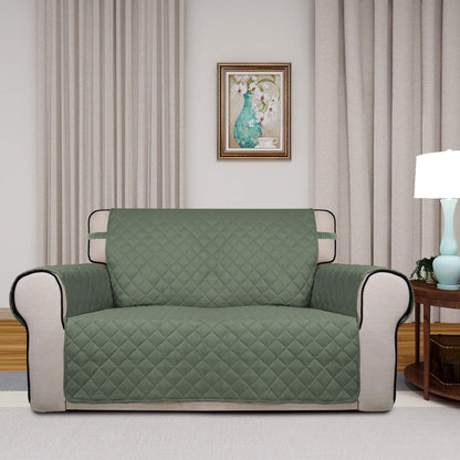 Reversible Quilted Couch Covers for Dogs Loveseat Sofa Cover 46.5”