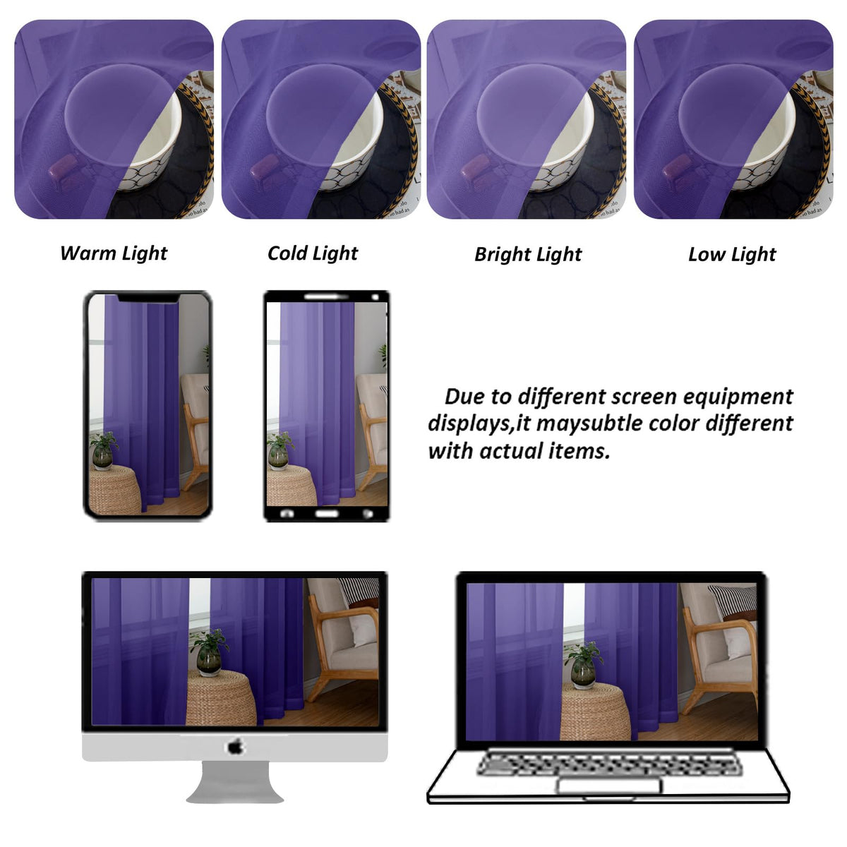 Sheer Valances for Windows 2 Pack (2 Count)