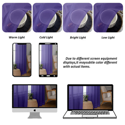 Sheer Valances for Windows 2 Pack (2 Count)