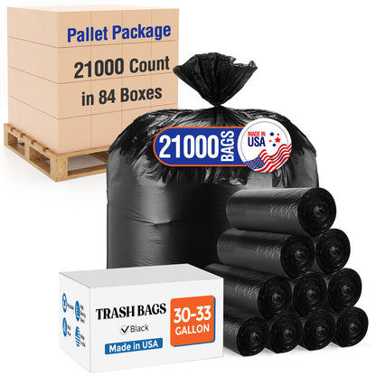 30 33 Gallon Trash Bags (21000 Count)