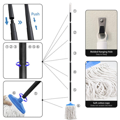 Indoor Cotton Mops for Floor Cleaning