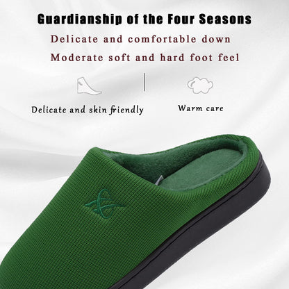 Memory Foam Cotton Slippers Couple Style Men's and Women's House Casual Shoes