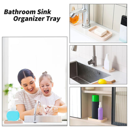 Silicone Kitchen Sink Organizer Tray for Multiple Usage
