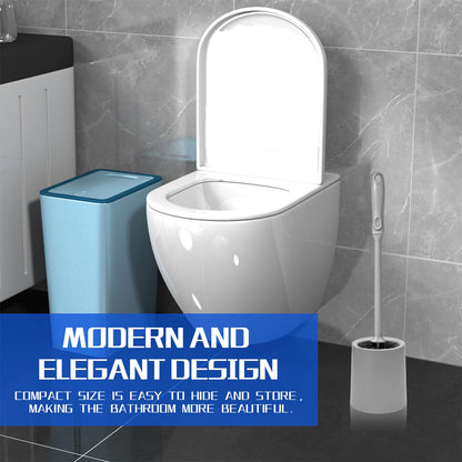 Toilet Brush and Holder 2 Pack with Long Handle