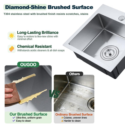 15 x 15 inch Bar Sink