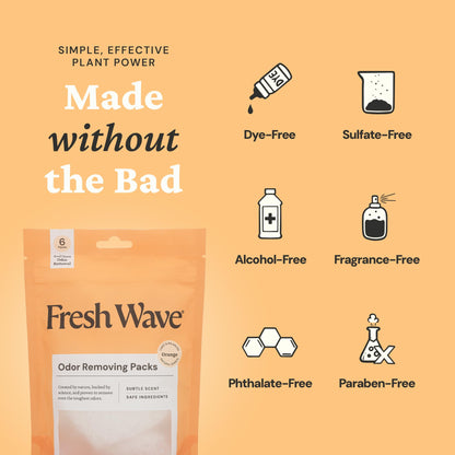 Odor Eliminating Packs (6 Count)