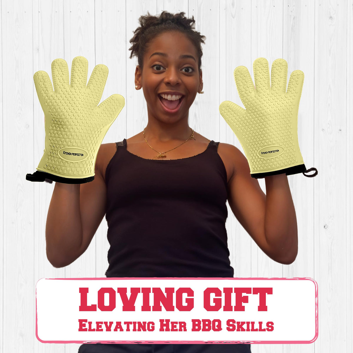 S Silicone Smoker BBQ Gloves (2 Count)
