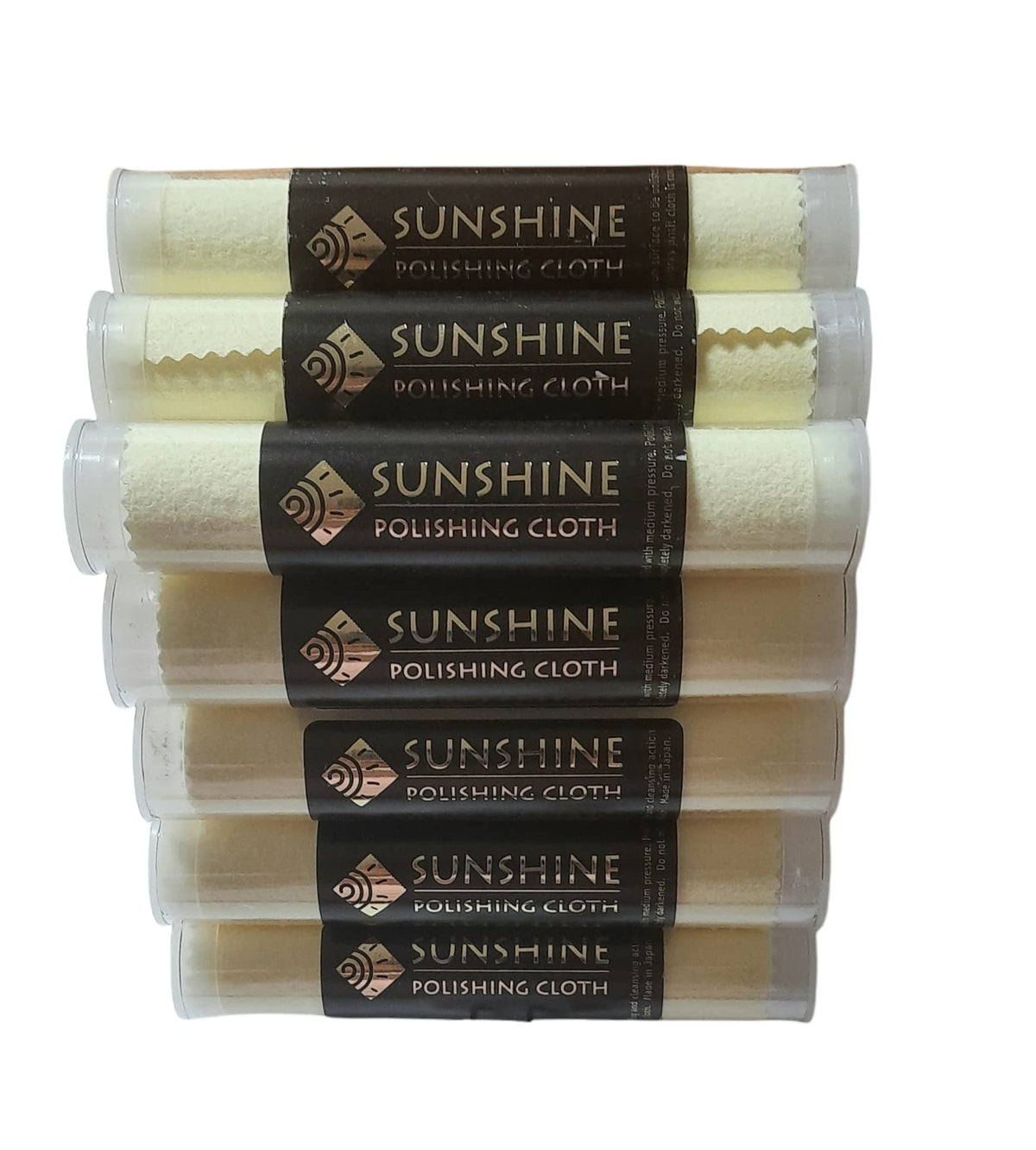 25 Polishing Cloths Jewelry Cleaner Tube Silver Brass Gold Copper