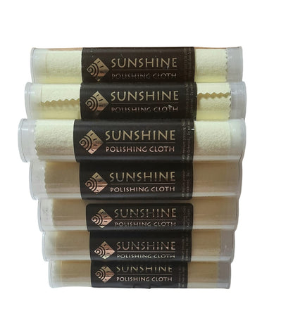 25 Polishing Cloths Jewelry Cleaner Tube Silver Brass Gold Copper