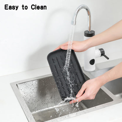 Silicone Kitchen Sink Organizer Tray for Multiple Usage