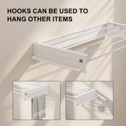 Wall Mounted Clothes Drying Rack