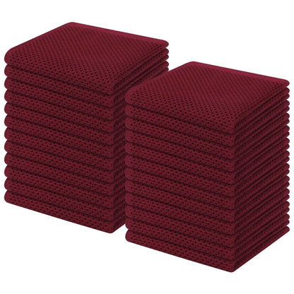 100% Cotton Waffle Weave Kitchen Dish Cloths 24 (24 Count)