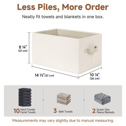 Closet Storage Bins (3 Count)