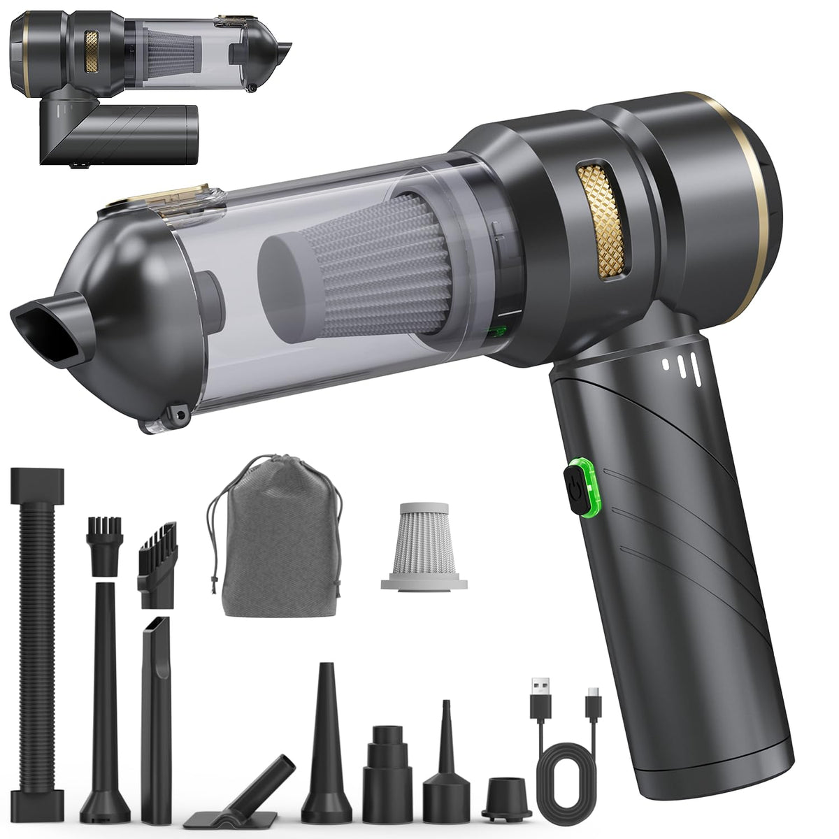 Car Vacuum Portable Cordless