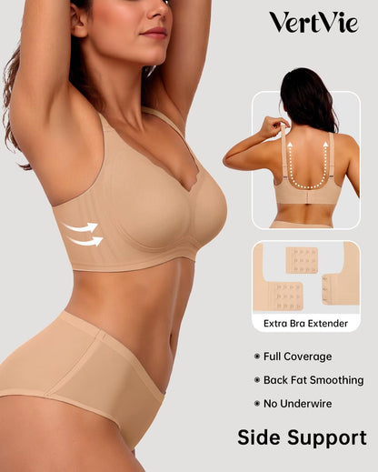 Seamless Jelly Bra No Underwire Supportive Bralette