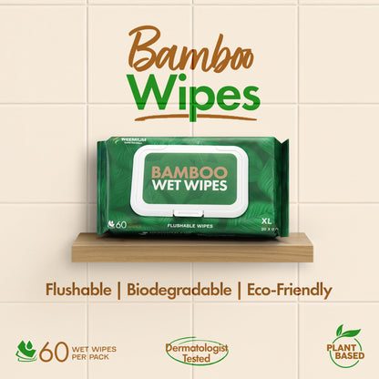 Bamboo Wipes Pack of 4 (240 Count)