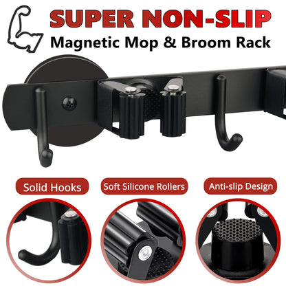 Magnetic Mop Broom Holder