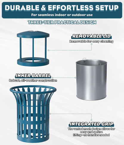 Outdoor Trash Can Commercial