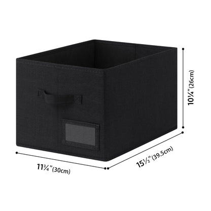 Closet Storage Bins with Label (3 Count)